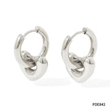 XINGX Earrings Stainless Steel Glossy Earrings - Lootquake