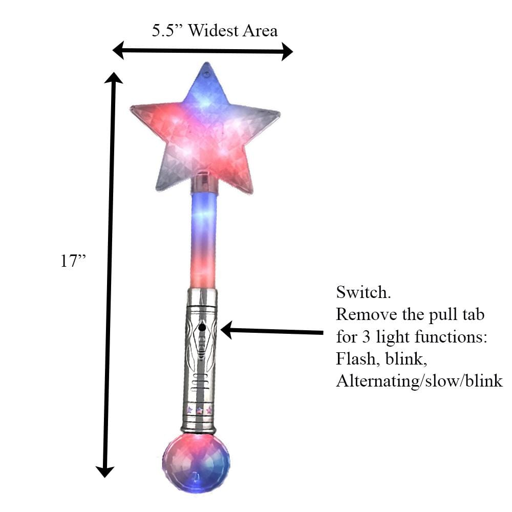Light Up Super Star Jumbo Wand-3