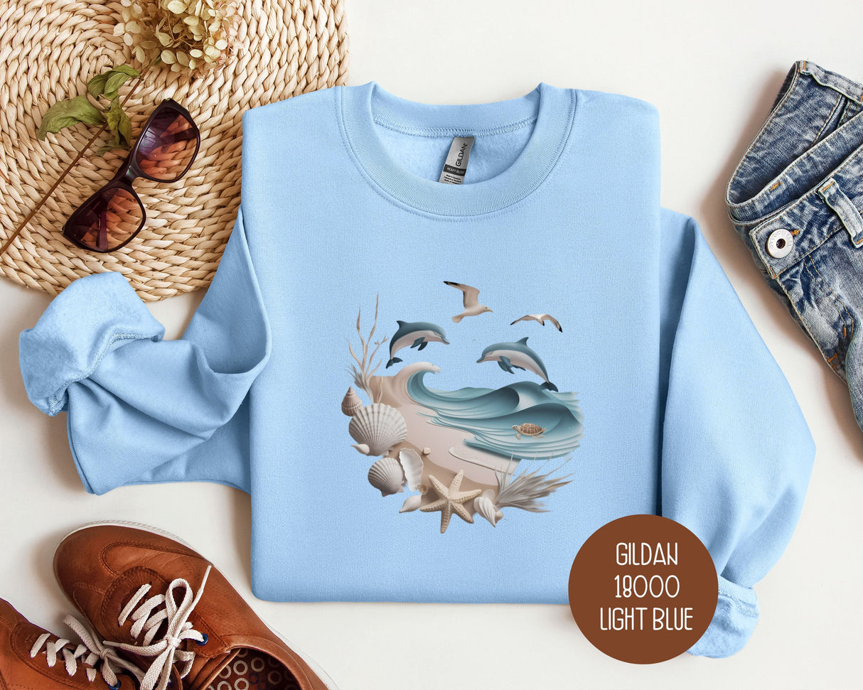 Sudadera con delfín lindo