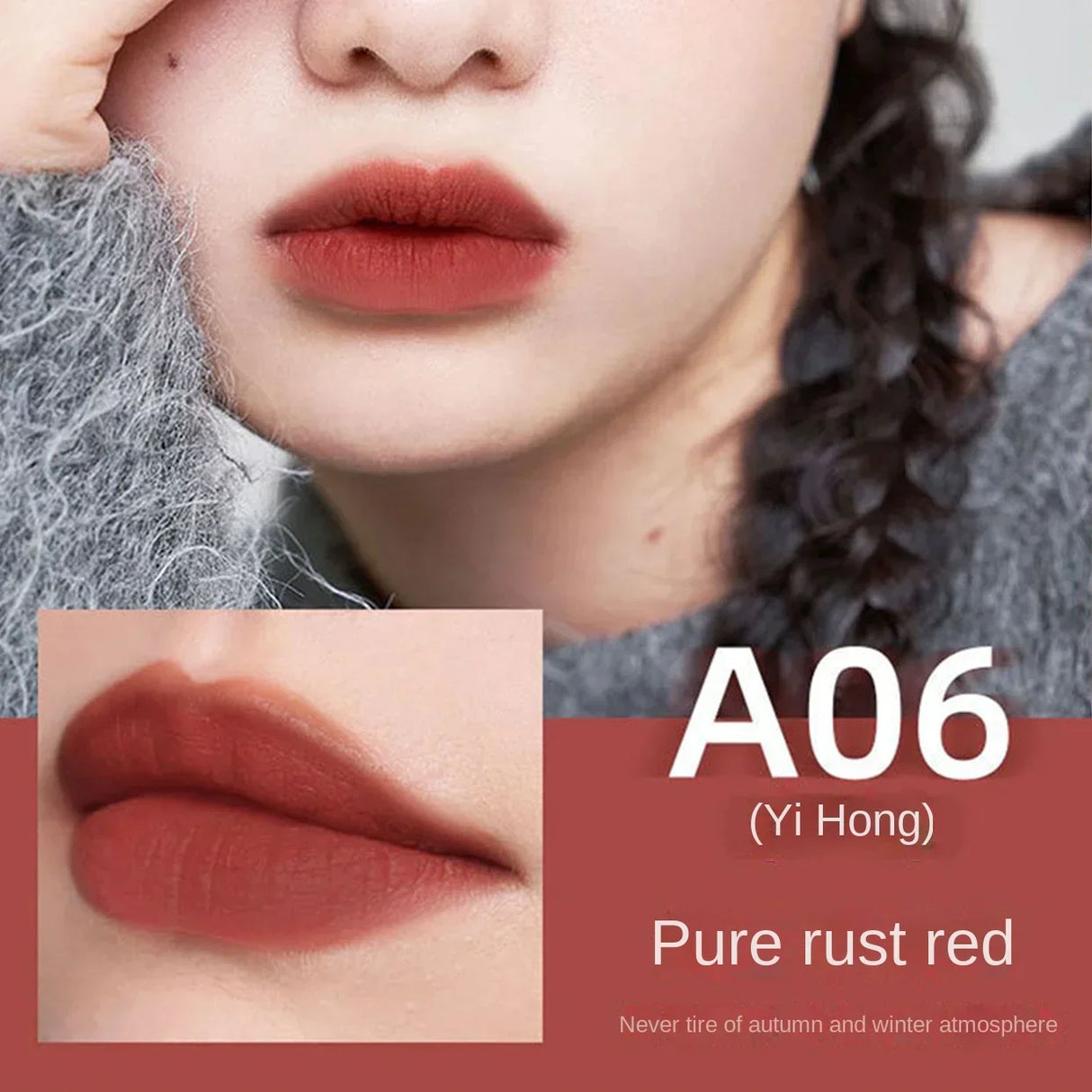 Lip Gloss Moisturizing Lip Tint Mud 6 Colors Long Lasting