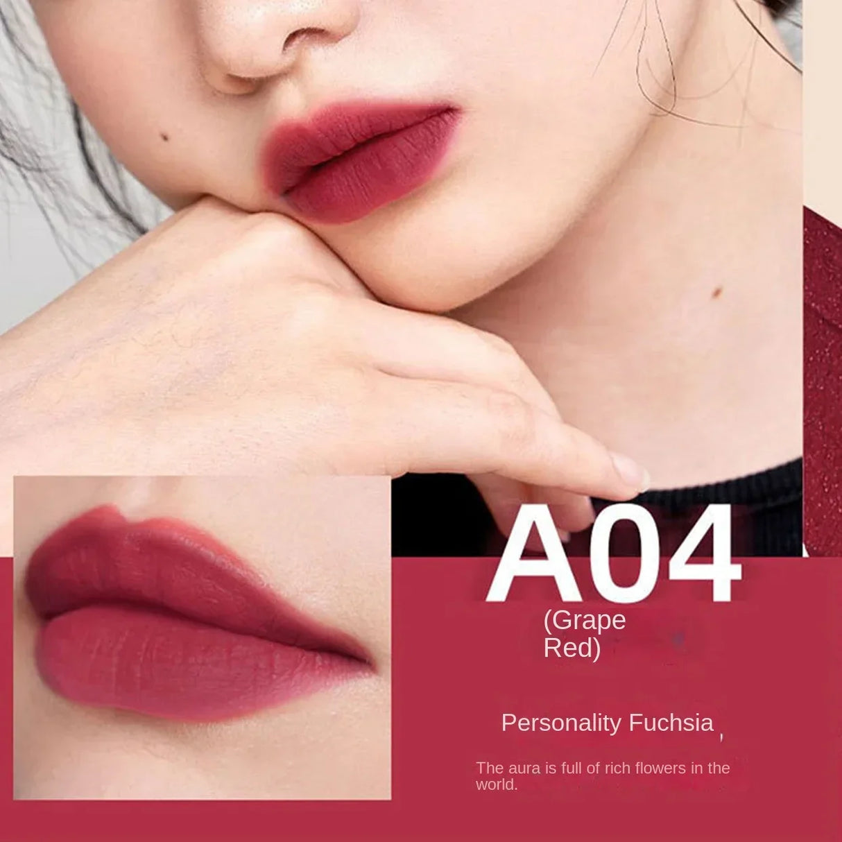 Lip Gloss Moisturizing Lip Tint Mud 6 Colors Long Lasting