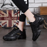 Men's Dance Shoes - Soft, Breathable, Leather Fitness Shoes - Lootquake