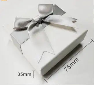 Premium Gift Box with Ribbon Bow for DIY Necklaces (One) - Lootquake