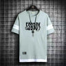 Camisetas de manga corta de verano de moda coreana para hombre 2024