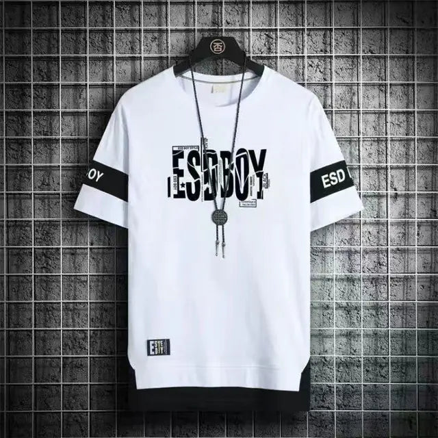2024 Men's Korean Fashion Summer Short Sleeve T-Shirts - Lootquake