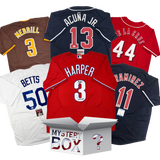 Autographed/Signed Opening Day 2025 Baseball Jersey Mystery Box with PSA JSA or Beckett COA