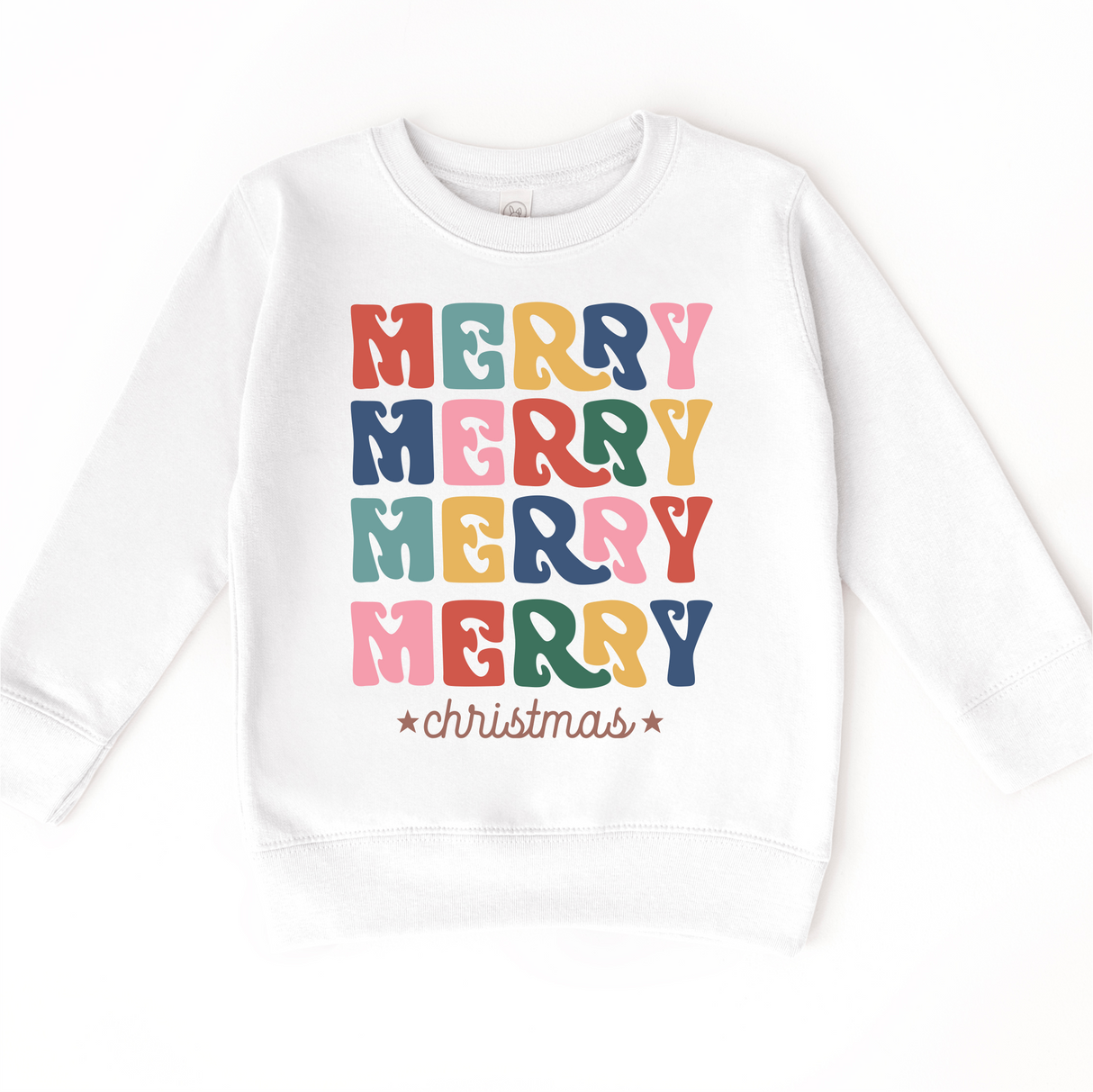 Boho Merry Merry Merry Christmas Shirt -  Long Sleeve Tees & Sweatshirts