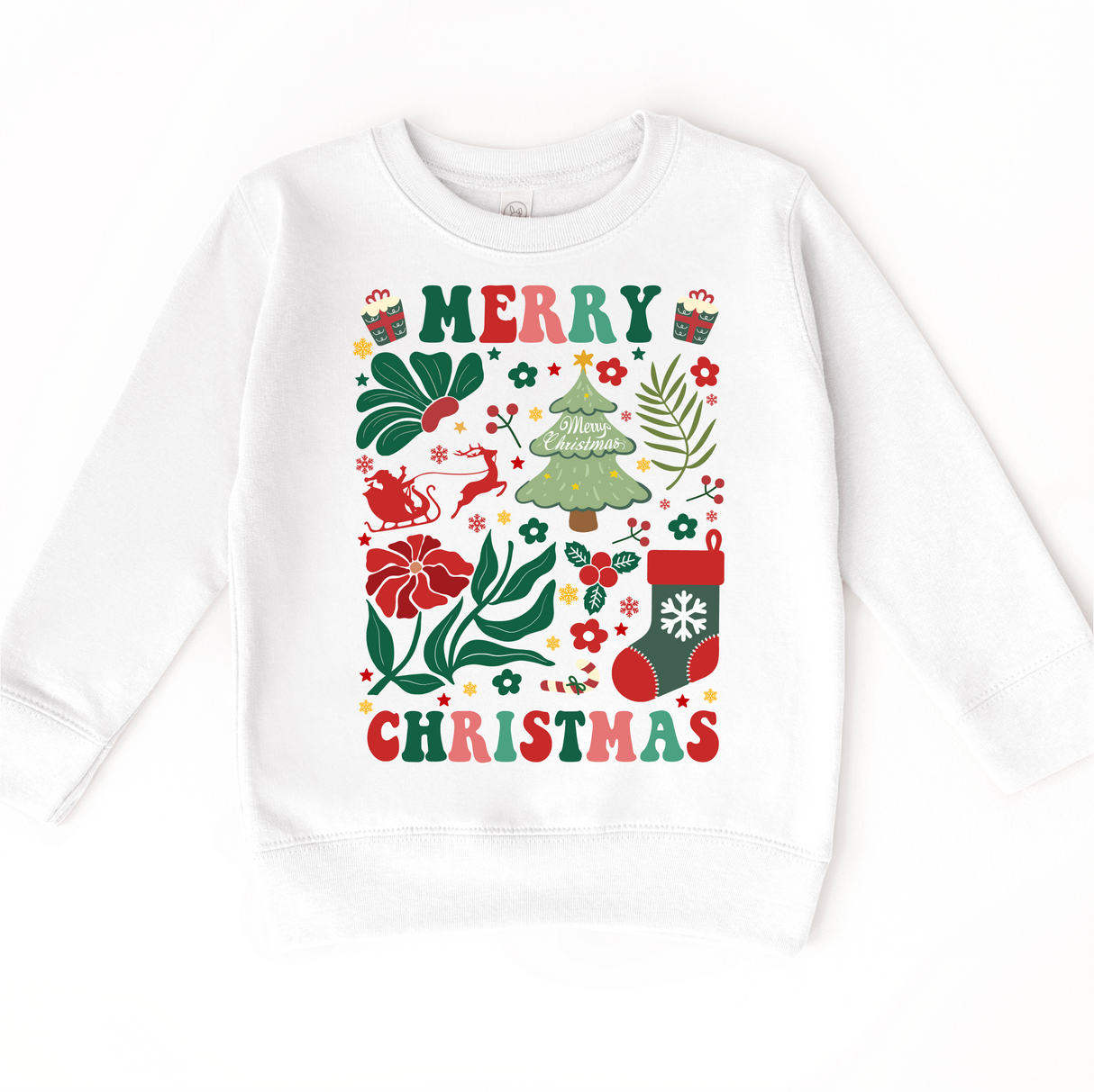 Boho Merry Christmas Shirt -  Long Sleeve Tees & Sweatshirts