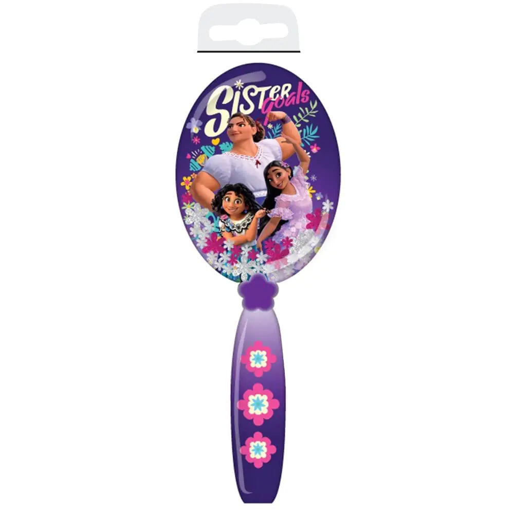 UPD Disney Encanto Hair Brush with Floating Confetti Purple - Lootquake