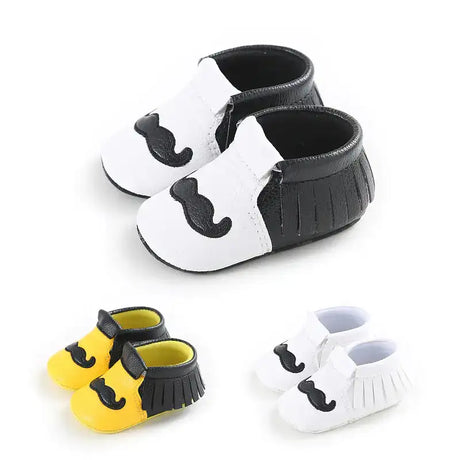 Baby Shoes, Infant Soft Sole Mustache Walker Shoes - Lootquake