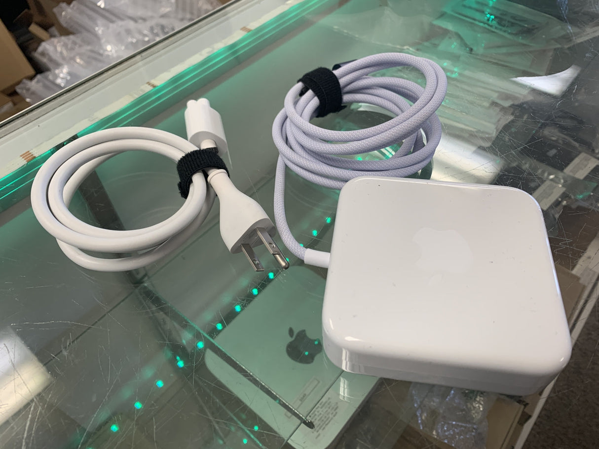 Apple iMac 24″ M1 Power Adapter A2290 143 W – Purple – Used (with Wall Cable)