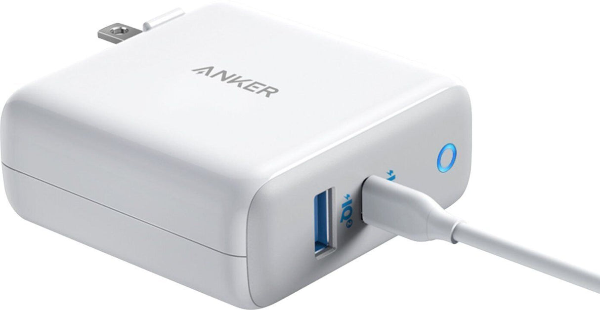 Anker PowerPort Atom III 60W | GaN Fast Charger | USB-C Adapter | White