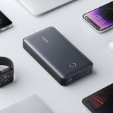 Anker 537 Power Bank + 65W USB-C Fast Charging | 3-Port Output | 24000mAh Capacity