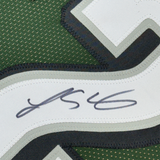 Camiseta de fútbol verde de Filadelfia de 35 x 39, enmarcada, autografiada y firmada por LeSean McCoy (JSA COA)