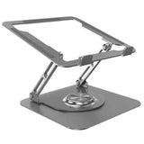 360° Rotating Metal Laptop Stand Riser Foldable & Adjustable