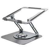 360° Rotating Metal Laptop Stand Riser Foldable & Adjustable