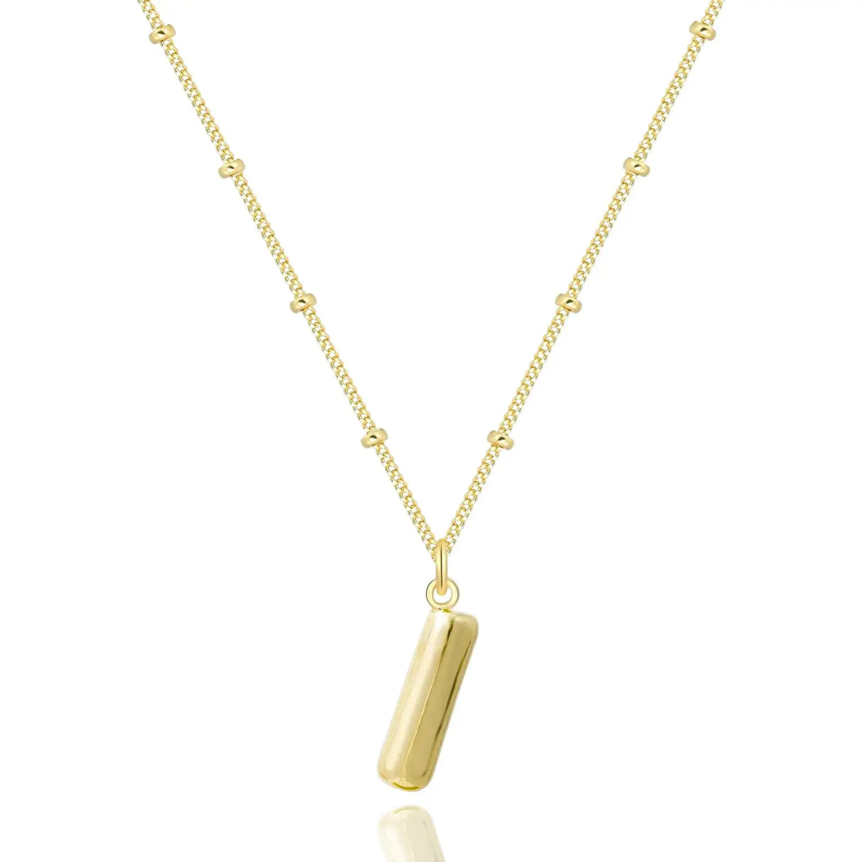 Pychee Bubble Letter Necklace 14K Gold Plated Balloon Initial Necklaces Dainty Gold Initial Charm Pendant Necklace Jewelry Gift For Women - Lootquake