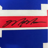 Camiseta de hockey azul de Nueva York enmarcada, autografiada y firmada por Mark Messier, 35 x 39, JSA COA