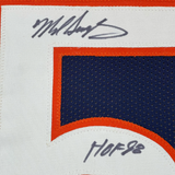 Camiseta de fútbol azul Chicago de 35 x 39, enmarcada, autografiada y firmada por Mike Singletary, HOF 98, JSA COA