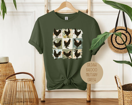 Cute Boho Chickens Shirt-5