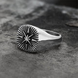 Minimalist Polaris CZ Stainless Steel Ring