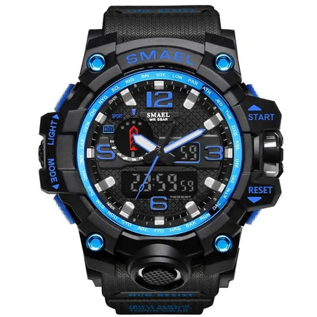 SMAEL Brand Men Sports Watches Dual Display - Lootquake