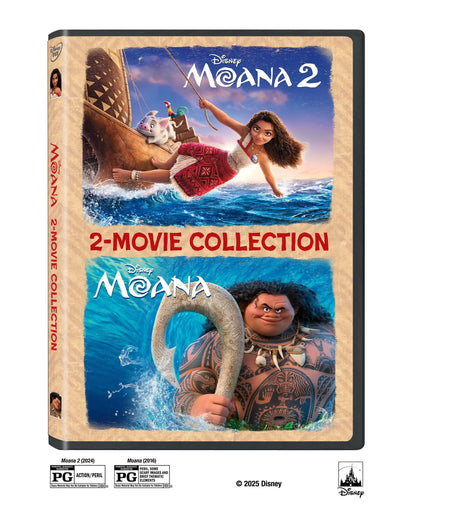 Moana/Moana 2 Movie Collection (DVD) Disney Action & Adventure - Lootquake