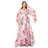 TOLEEN Casual Dresses for Women Long Sleeve Flowy Swing Chiffon Maxi Dresses - Lootquake