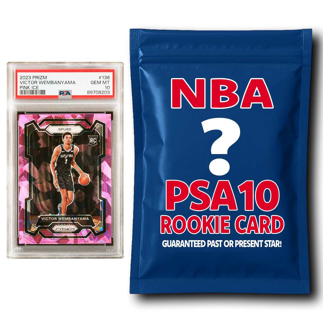 Paquete misterioso de tarjetas de novato graduadas de la NBA PSA 10