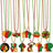 NOVWANG 21Pcs Black History Month Party Favors Beaded Necklaces Metallic Beads Necklaces for African American Black History Month Party Favors Decorations Supplies （11 Designs） - Lootquake