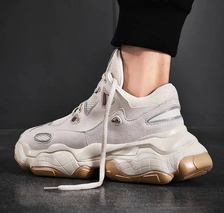 Dad Shoes, Mesh Sports Shoes, Height Increasing Sneakers - Lootquake