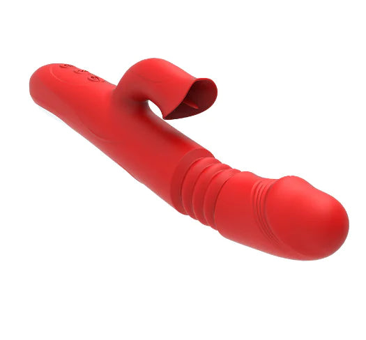 Rabbit Vibrator with Telescopic Rotation and Heating - Lootquake
