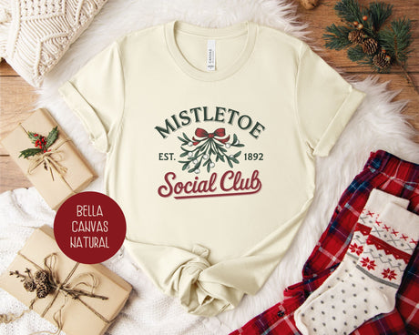 Mistletoe Social Club Christmas Shirt-9