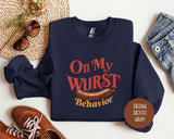 On My Wurst Behavior Oktoberfest Sweatshirt-5
