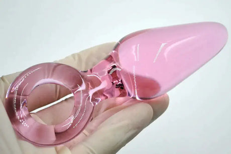 38mm Pink Phallus Glass Anal Dildo, Adult Toy - Lootquake