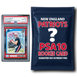 Paquete misterioso de tarjetas de novato calificadas de PSA 10 de los New England Patriots