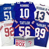 Autographed/Signed New York Football Jersey Mystery Box with PSA JSA or Beckett COA