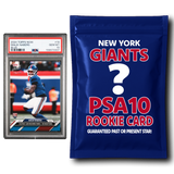New York Giants PSA 10 Graded Rookie Card Mystery Pack
