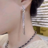 XINGX Water Drop Tassel Earrings Earrings Simple - Lootquake