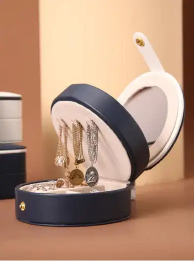 Portable Jewelry Box for Earrings and Necklaces, Minimalist - Lootquake