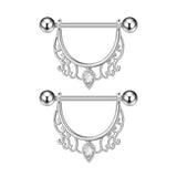 Fashion Zircon Adhesive Nail Piercing Jewelry - Lootquake