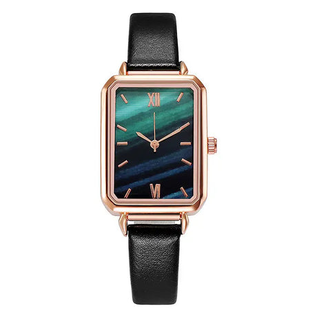 Retro Green Peacock Green Disc Watch - Lootquake