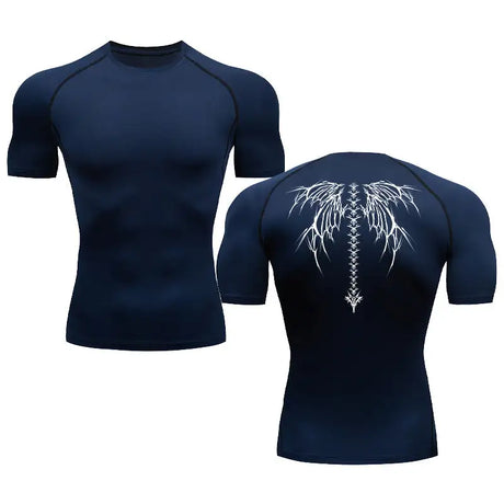 Summer Men's Short-sleeved Fashion Outdoor Casual Printed Quick-drying T-shirt - Lootquake