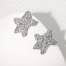 Simple Temperament Stainless Steel Studs 18K Gold Plating Does Not Fade - Lootquake