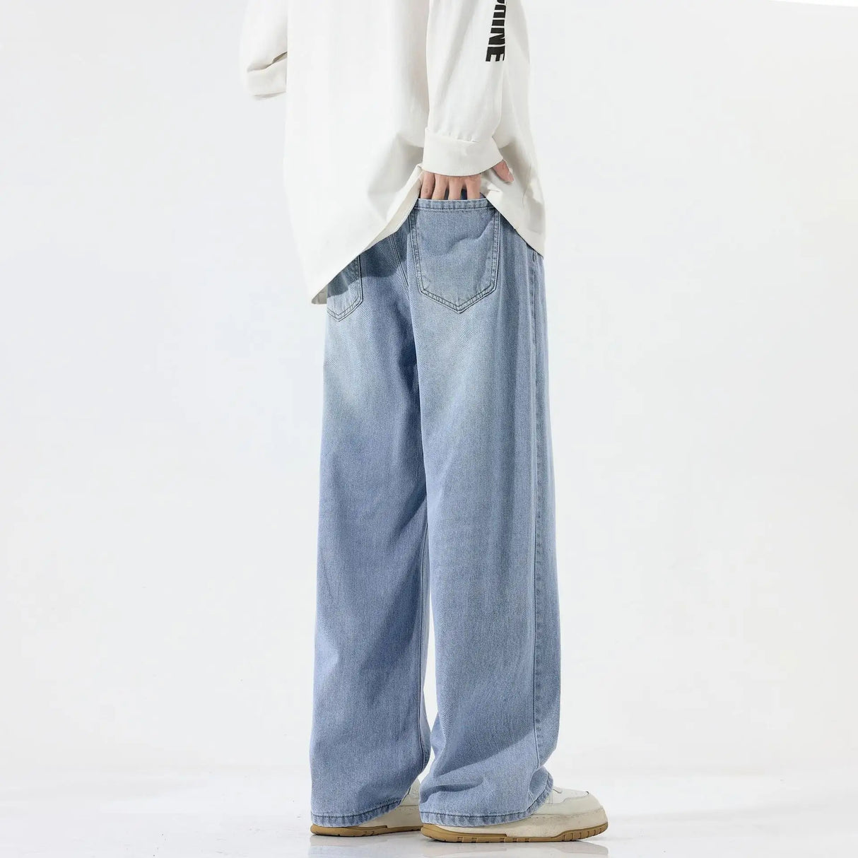 American Retro Straight Jeans Men's All-match Casual - Lootquake