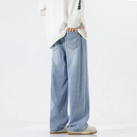 American Retro Straight Jeans Men's All-match Casual - Lootquake