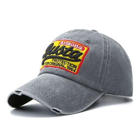 Washed Baseball Cap Patch Letters Hat - Lootquake
