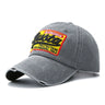 Washed Baseball Cap Patch Letters Hat - Lootquake
