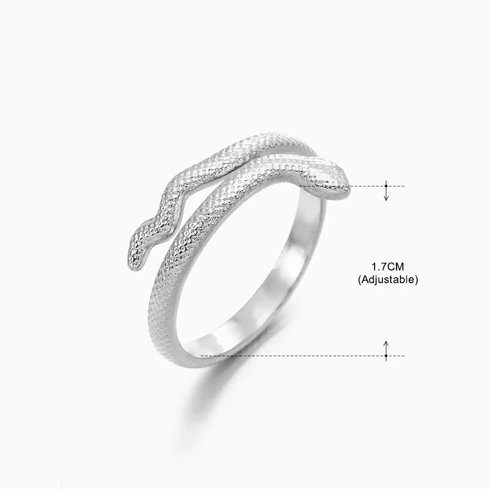 Anillo de acero inoxidable con forma de moda retro para mujer