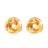 All-match Twisted Alloy Stud Earrings For Women - Lootquake